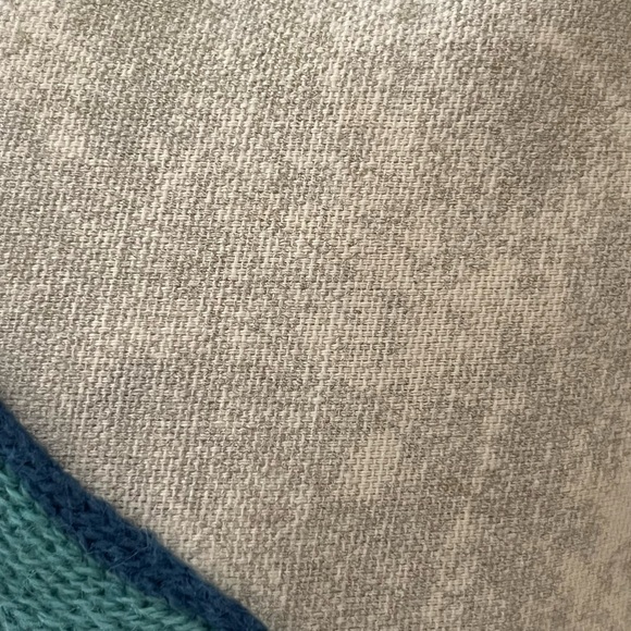 Pair 2 Envogue Embroidered 20x18 Sea Life Shell Blue Throw Feather Zip Pillows - Picture 4 of 12